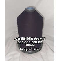 A-A-50195A Aramid Thread, Tex 415, Size 3500, Color Insignia Blue 15044 