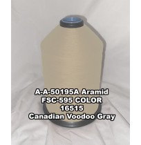 A-A-50195A Aramid Thread, Tex 346, Size 3000, Color Canadian Voodoo Gray 16515 