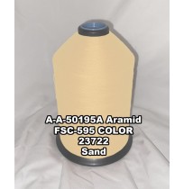 A-A-50195A Aramid Thread, Tex 277, Size 2400, Color Sand 23722 