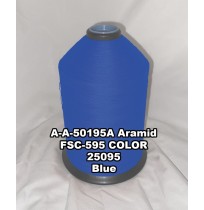 A-A-50195A Aramid Thread, Tex 92, Size 800, Color Blue 25095 