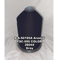 A-A-50195A Aramid Thread, Tex 92, Size 800, Color Gray 26044