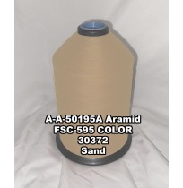 A-A-50195A Aramid Thread, Tex 207, Size 1800, Color Sand 30372 