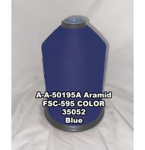 A-A-50195A Aramid Thread, Tex 277, Size 2400, Color Blue 35052 
