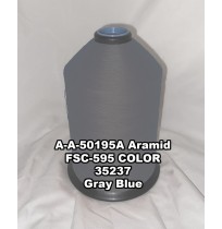 A-A-50195A Aramid Thread, Tex 92, Size 800, Color Gray Blue 35237 