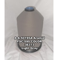 A-A-50195A Aramid Thread, Tex 207, Size 1800, Color Light Gray 36373 