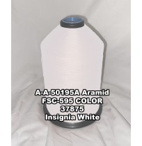 A-A-50195A Aramid Thread, Tex 46, Size 400, Color Insignia White 37875 
