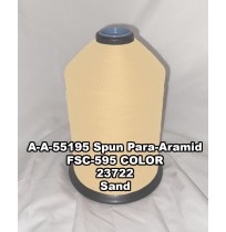 A-A-55195 Spun Para-Aramid Thread, Tex 30/4, Size 70, Color Sand 23722 