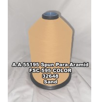A-A-55195 Spun Para-Aramid Thread, Tex 30/2, Size 35, Color Sand 32648 