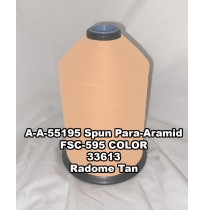 A-A-55195 Spun Para-Aramid Thread, Tex 30/4, Size 70, Color Radome Tan 33613 