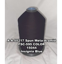 A-A-55217A Spun Meta-Aramid Thread, Tex 30/3, Size 50, Color Insignia Blue 15044 