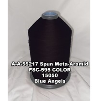 A-A-55217A Spun Meta-Aramid Thread, Tex 20/4, Size 90, Color Blue Angels Blue 15050 