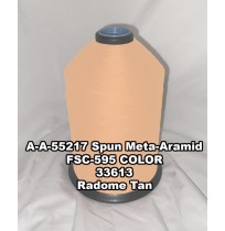 A-A-55217A Spun Meta-Aramid Thread, Tex 45/3, Size 35, Color Radome Tan 33613 