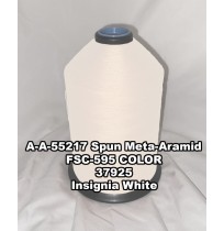 A-A-55217A Spun Meta-Aramid Thread, Tex 30/3, Size 50, Color Insignia White 37925 
