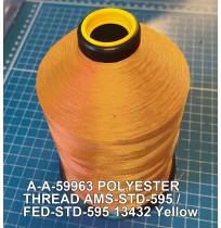 A-A-59963 Polyester Thread Type II (Coated) Size AA Tex 30 AMS-STD-595 / FED-STD-595 Color 13432 Yellow