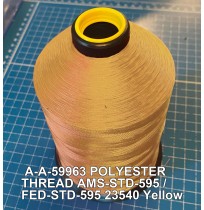 A-A-59963 Polyester Thread Type I (Non-Coated) Size E Tex 70 AMS-STD-595 / FED-STD-595 Color 23540 Yellow