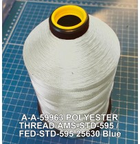 A-A-59963 Polyester Thread Type II (Coated) Size FF Tex 135 AMS-STD-595 / FED-STD-595 Color 25630 Blue