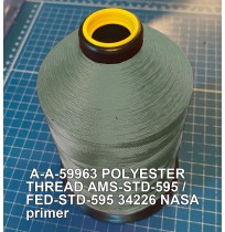A-A-59963 Polyester Thread Type II (Coated) Size FF Tex 135 AMS-STD-595 / FED-STD-595 Color 34226 NASA primer