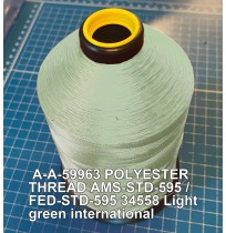 A-A-59963 Polyester Thread Type I (Non-Coated) Size E Tex 70 AMS-STD-595 / FED-STD-595 Color 34558 Light green international