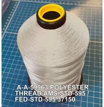 A-A-59963 Polyester Thread Type I (Non-Coated) Size FF Tex 135 AMS-STD-595 / FED-STD-595 Color 37150 